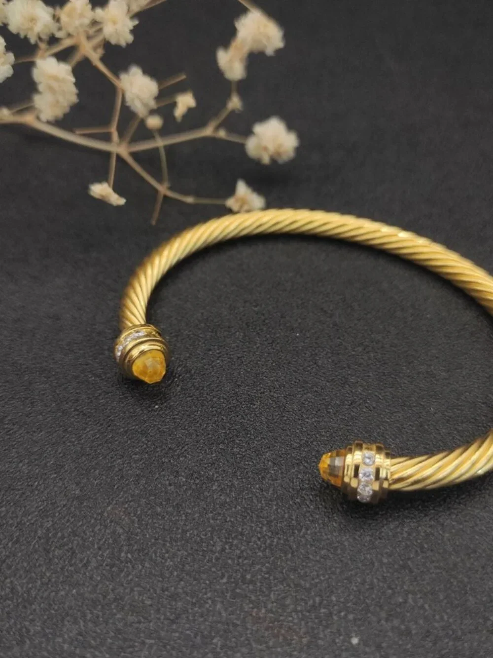 😙David Yurman😙 5MM Yellow Diamond bracelet